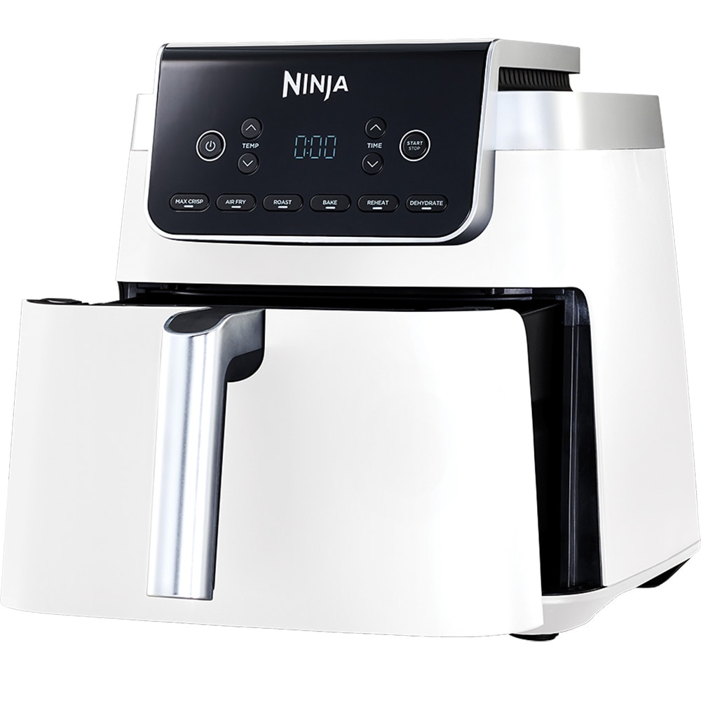 Friteuza cu aer cald NINJA Max Pro AF180EUWH, 0.9kg, 6.2l, 2000W, alb-argintiu