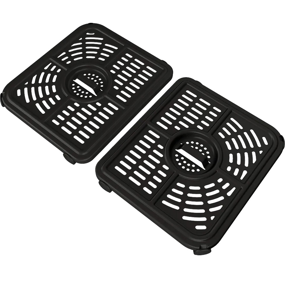 Friteuza cu aer NINJA Foodi FlexDrawer AF500EU, 4kg, 10.4l, 2470W, negru-argintiu