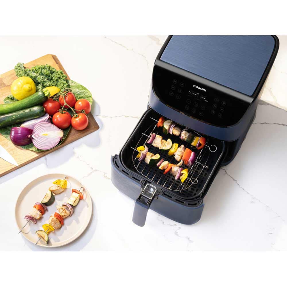 Friteuza cu aer cald COSORI Premium CP158-AF-RXL, 2.2kg, 5.5l, 1700W, albastru