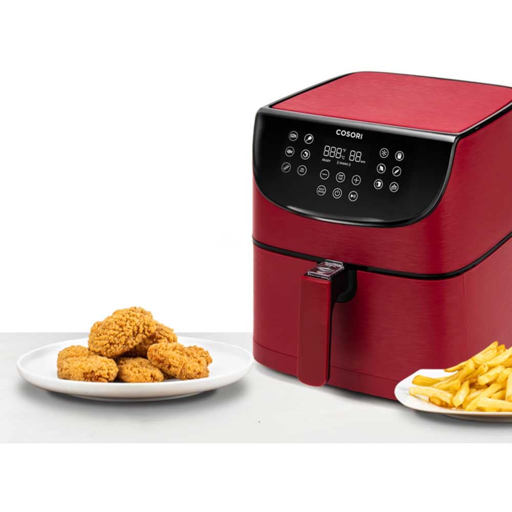 Friteuza cu aer cald COSORI Premium CP158-AF-RXR, 2.2kg, 5.5l, 1700W, rosu