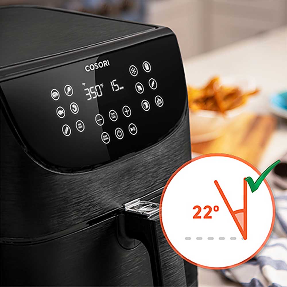 Friteuza cu aer cald COSORI Premium Smart CS158-AF-RXB, 2.2kg, 5.5l, 1700W, negru