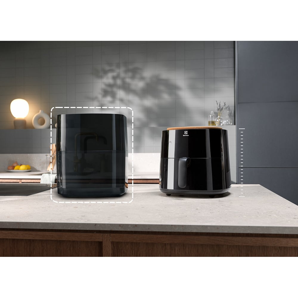 Friteuza cu aer cald ELECTROLUX Seria 700 XXL EAF7B, 2.3kg, 6.8l, 1800W, negru-maro