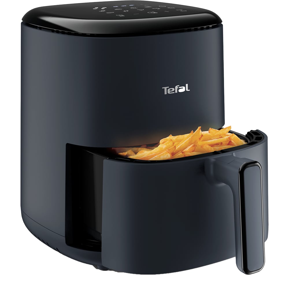 Friteuza cu aer cald TEFAL Easy Fry EY145B10, 1kg, 3l, 1300W, bleumarin-negru