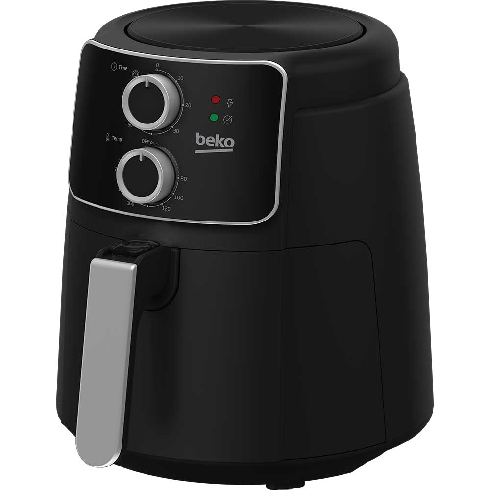 Friteuza cu aer cald BEKO ExpertFry FRL2242B, 1kg, 3.9l, 1500W, negru-argintiu