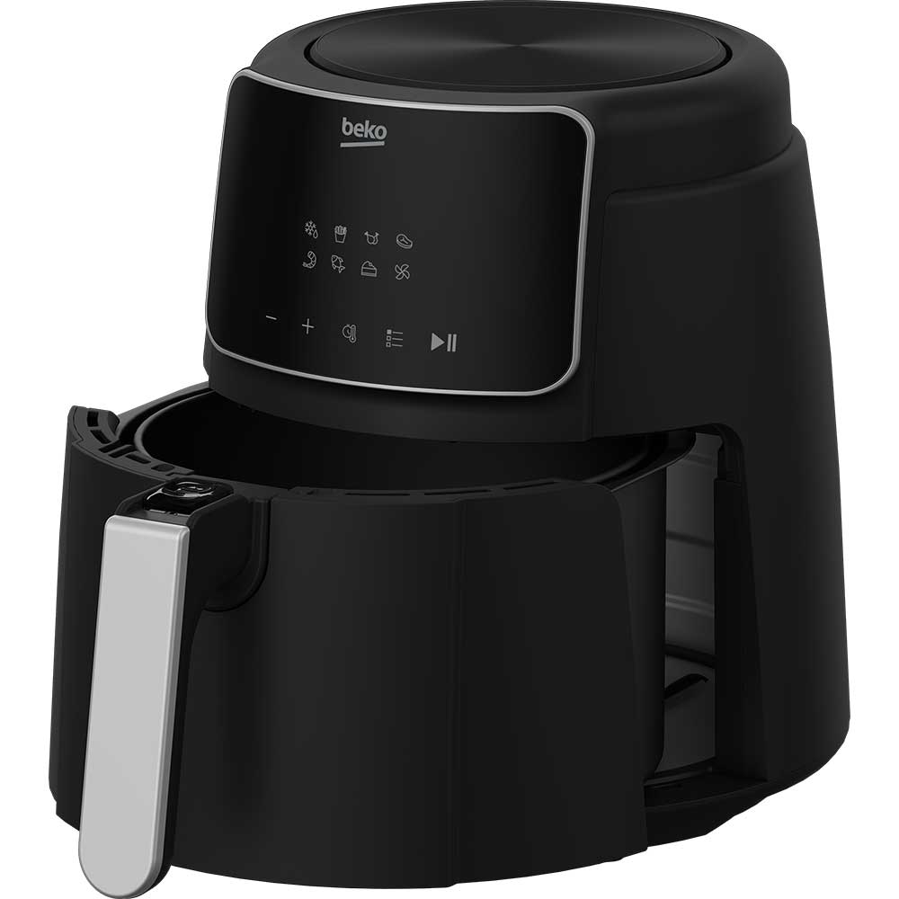 Friteuza cu aer cald BEKO ExpertFry FRL2244B, 1kg, 3.9l, 1500W, negru-argintiu