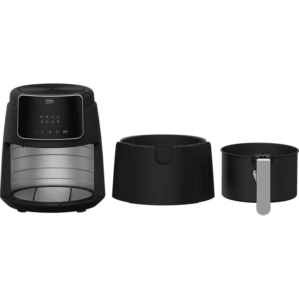 Friteuza cu aer cald BEKO ExpertFry FRL2244B, 1kg, 3.9l, 1500W, negru-argintiu