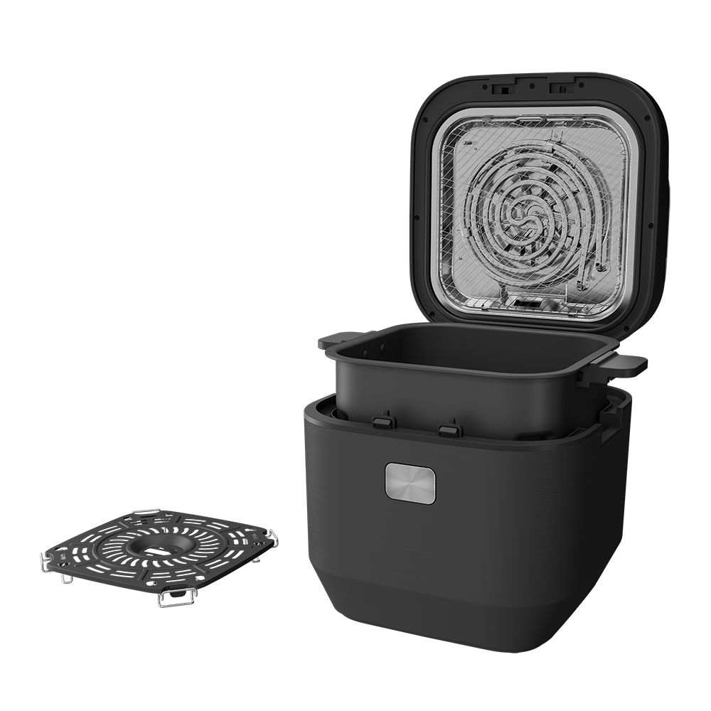 Friteuza cu aer cald BEKO ExpertFry FRL5474B, 7l, 2850W, negru-argintiu