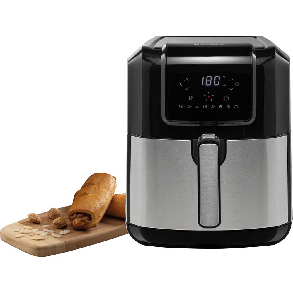 Friteuza cu aer cald HISENSE H06AFBS1S3, 5kg, 5l, 1700W, argintiu-negru