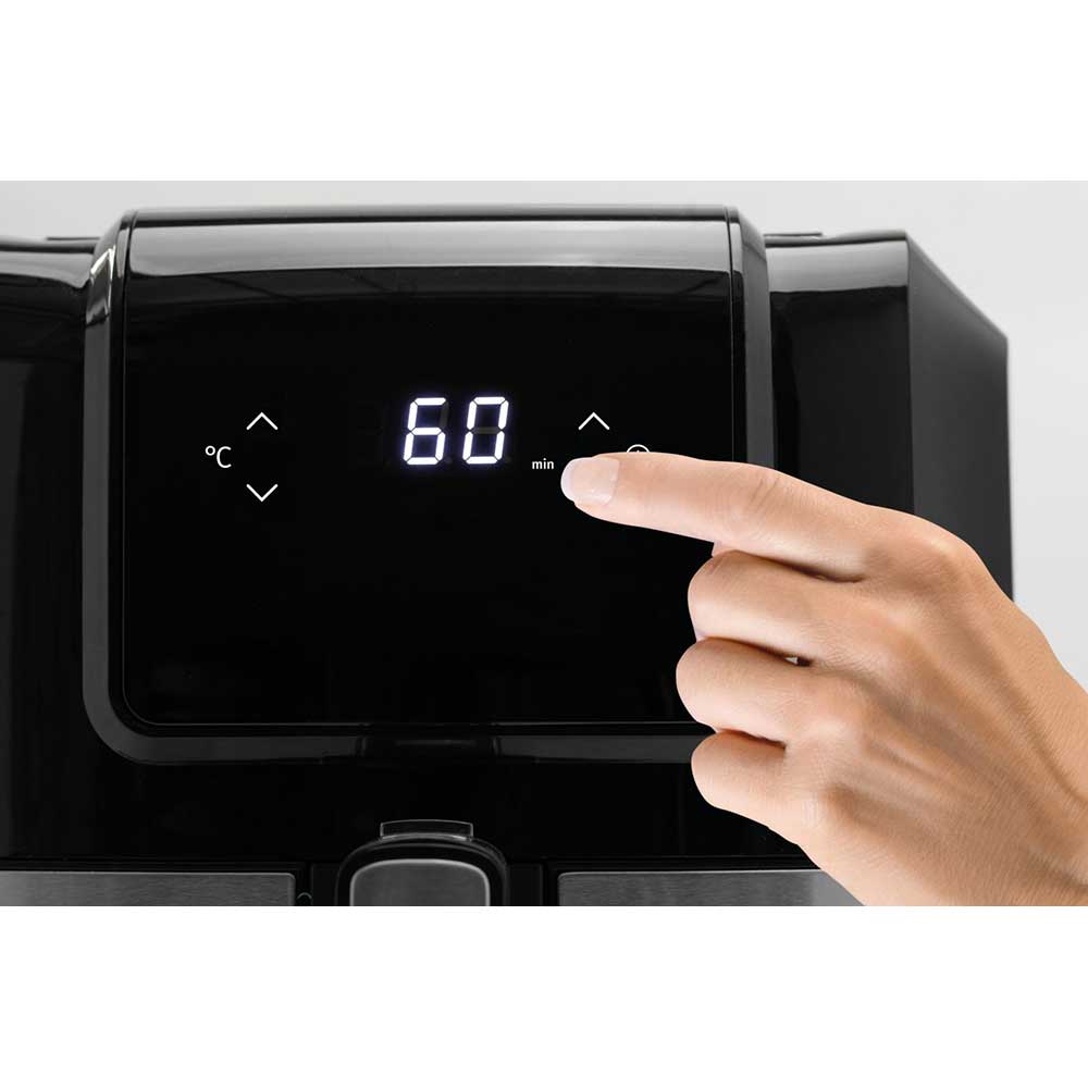 Friteuza cu aer cald HISENSE H06AFBS1S3, 5kg, 5l, 1700W, argintiu-negru