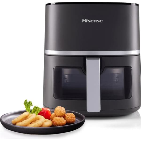 Friteuza cu aer cald HISENSE HAF1600D, 2.5kg, 5.2l, 1600W, gri inchis-argintiu