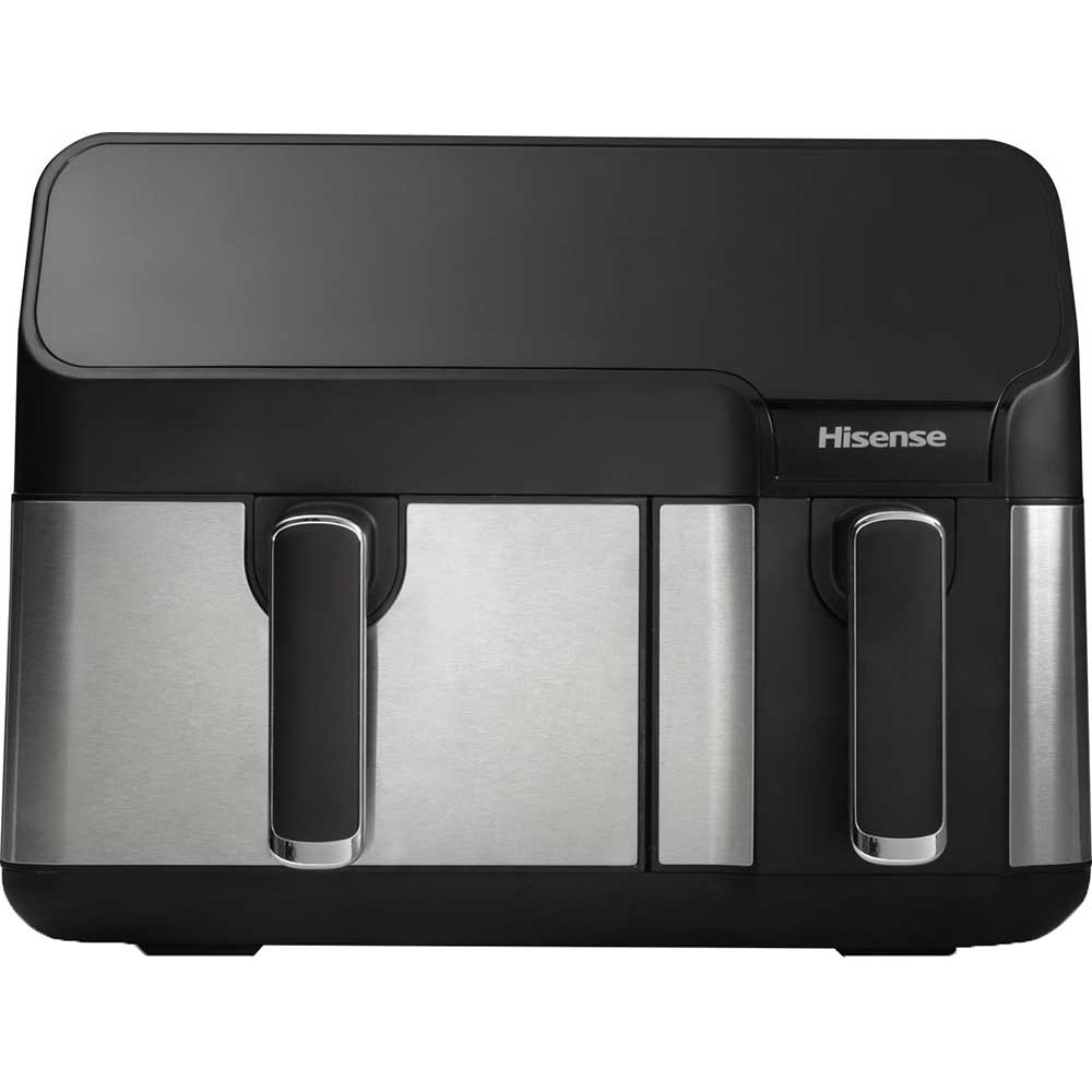Friteuza cu aer cald dubla HISENSE HAF2900D, 8.6l, 1700W, negru-argintiu
