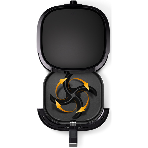 Friteuza cu aer cald PHILIPS Airfryer XL Essential HD928090, 1.2kg, 6.2l, 2000W, negru