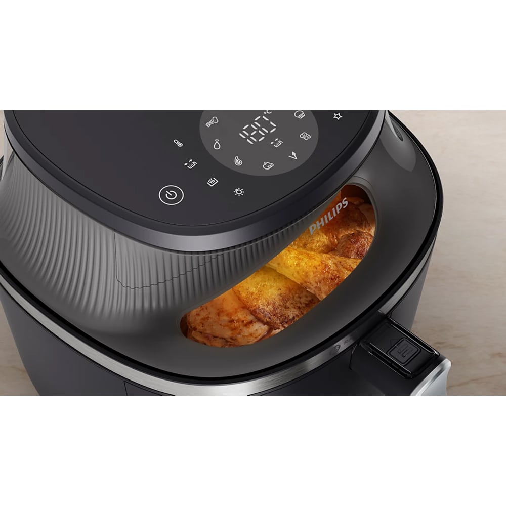 Friteuza cu aer cald PHILIPS Airfryer Seria 3000 NA322/00, 4.2l, 1400W, negru-auriu