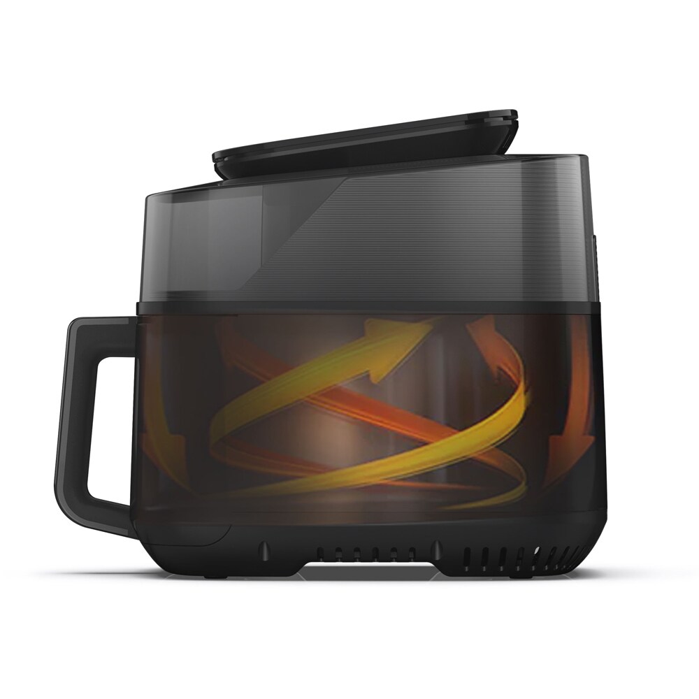 Friteuza cu aer cald ROHNSON SmartChef R2838, 5.5l, 1500W, negru