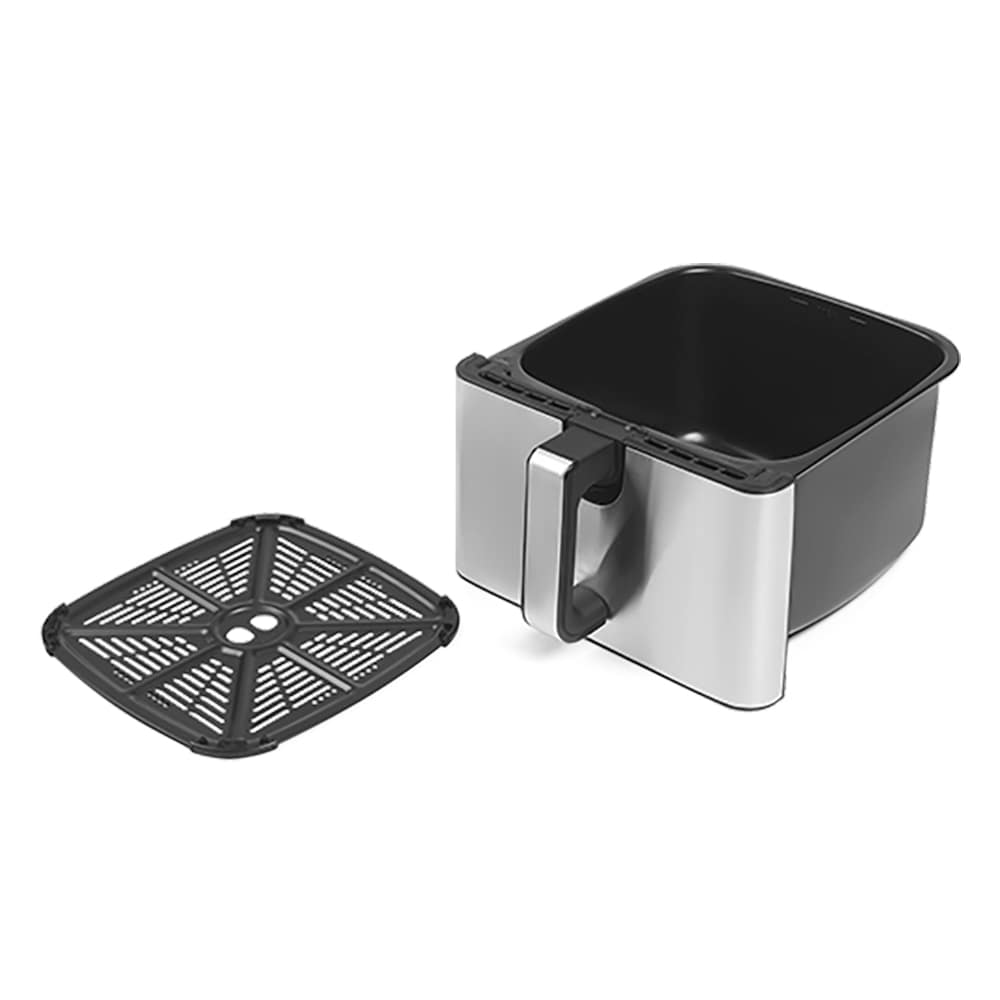 Friteuza cu aer cald BREVILLE Halo Air XL VDF131X01, 9l, 1700W, argintiu-negru