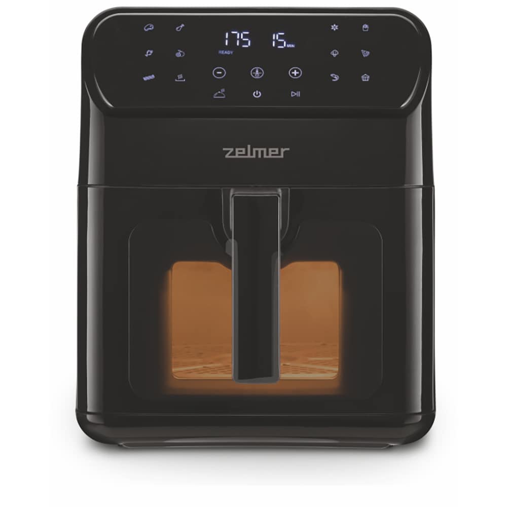 Friteuza cu aer cald ZELMER ZAF6500, 1.89kg, 6.5l, 1500W, negru