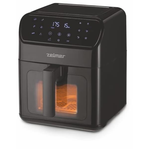 Friteuza cu aer cald ZELMER ZAF6500, 1.89kg, 6.5l, 1500W, negru
