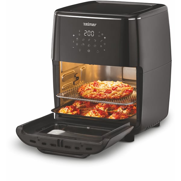 Friteuza cu aer cald ZELMER ZAF7120, 3.48kg, 12l, 1700W, negru