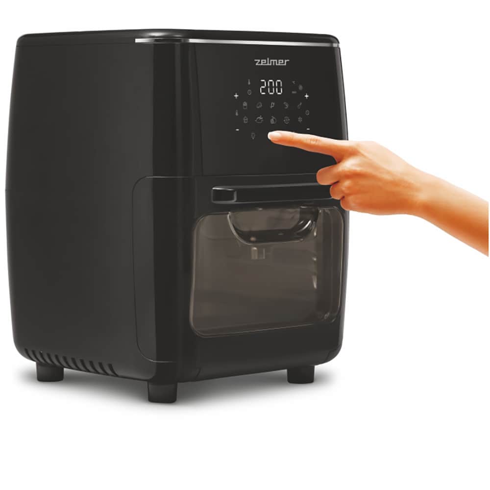 Friteuza cu aer cald ZELMER ZAF7120, 3.48kg, 12l, 1700W, negru