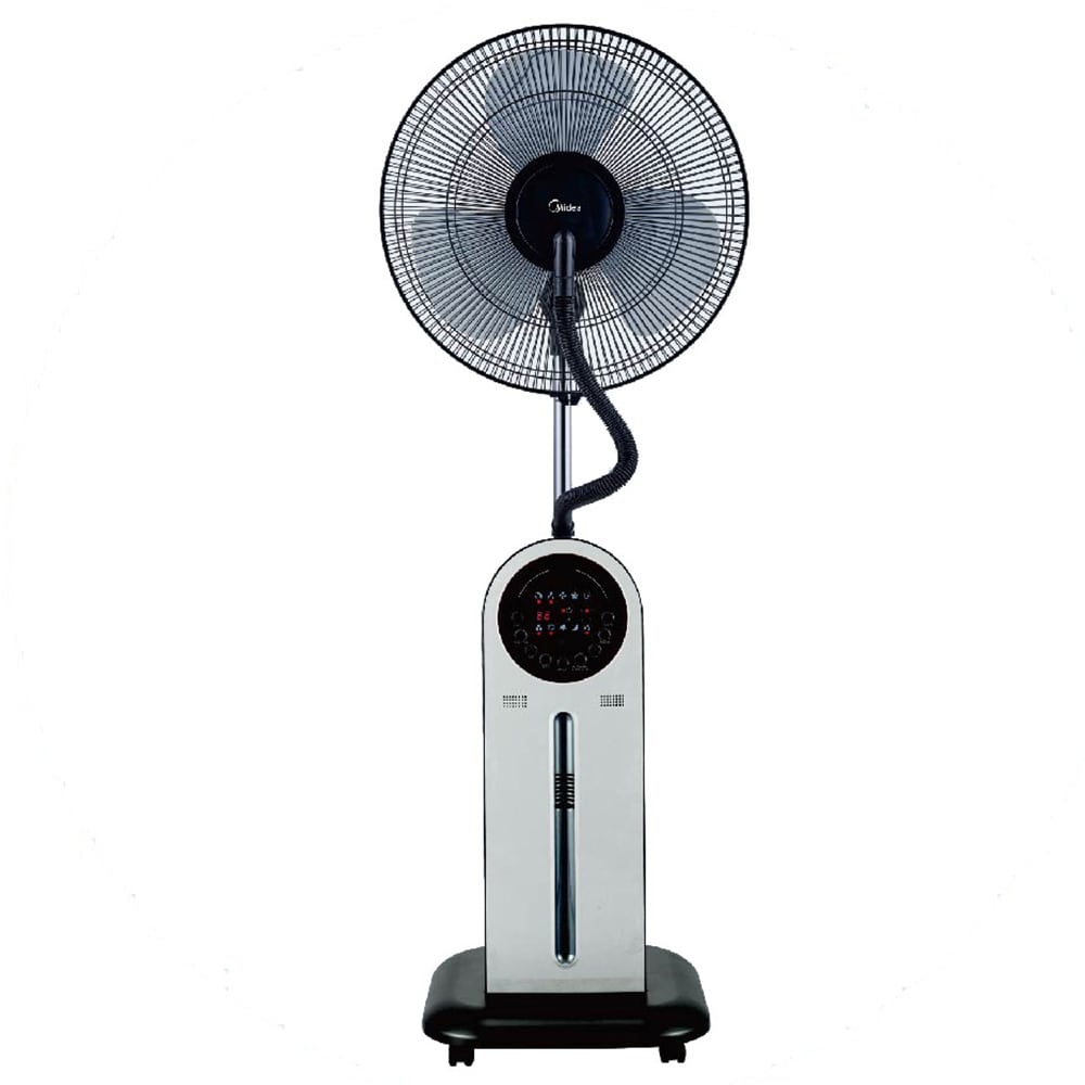 Ventilator cu pulverizare MIDEA FS40-13QRA, silentios, timer, functie ionizare, racire eficiente cu efect de ceata, 3 trepte de viteza, 1.8L, 95W, gri