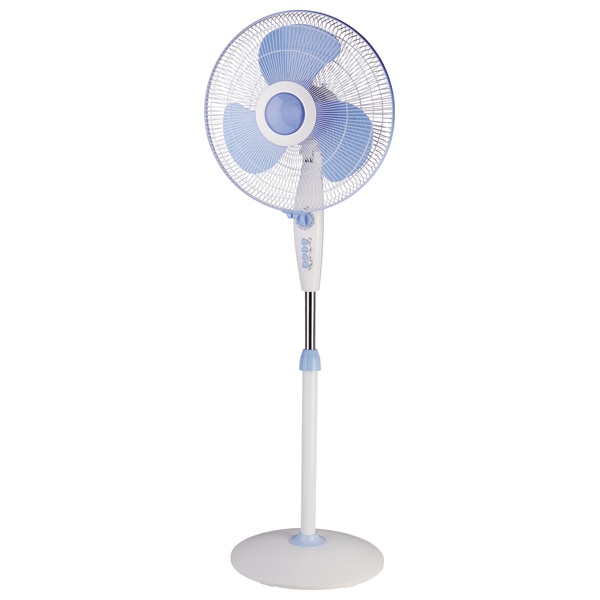 Ventilator cu picior TESY FS40SRWT021, 40 cm, 3 viteze, 45W, alb - albastru