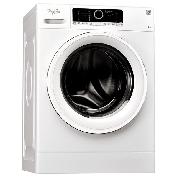 Masina de spalat rufe frontala WHIRLPOOL FSCR70211, Supreme Care, 6th sense, 7kg, 1200rpm, Clasa A+++, alb