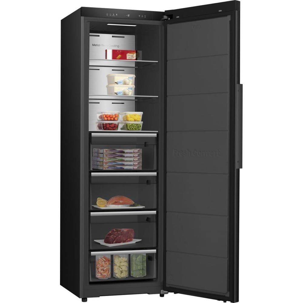 Congelator HISENSE FT5K310GSFC, No Frost, 312 l, H 185.6 cm, Clasa C, Wi-Fi, negru