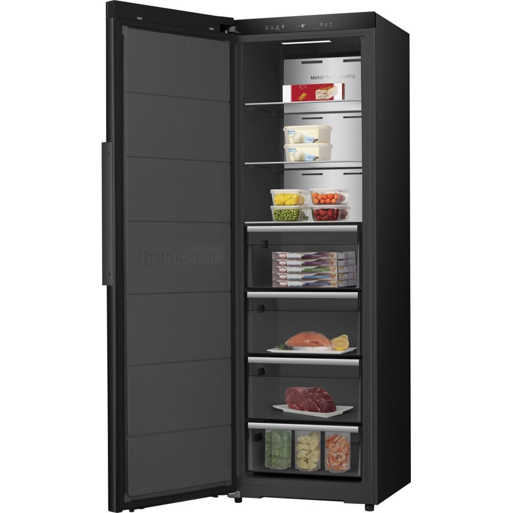 Congelator HISENSE FT5K310GSFC, No Frost, 312 l, H 185.6 cm, Clasa C, Wi-Fi, negru