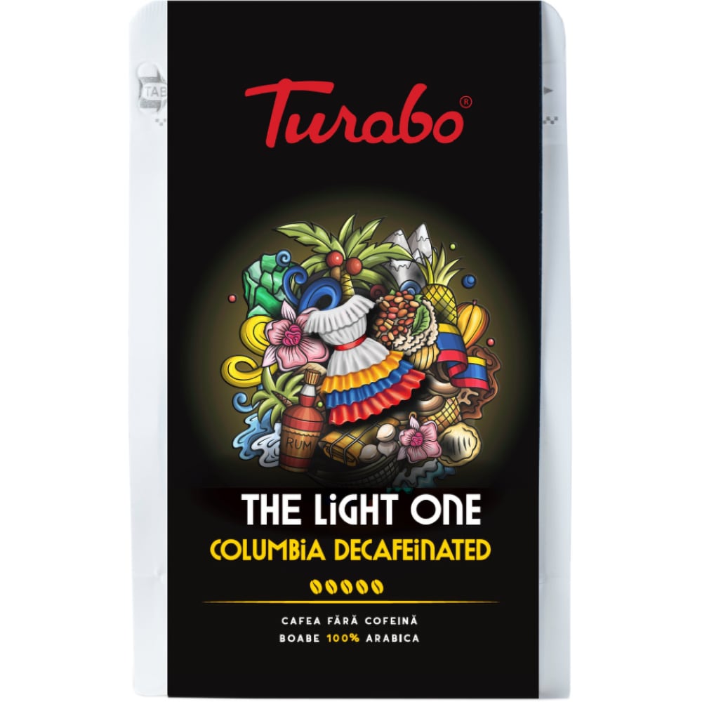 Cafea boabe TURABO Signature Blends The Light One, 250 g