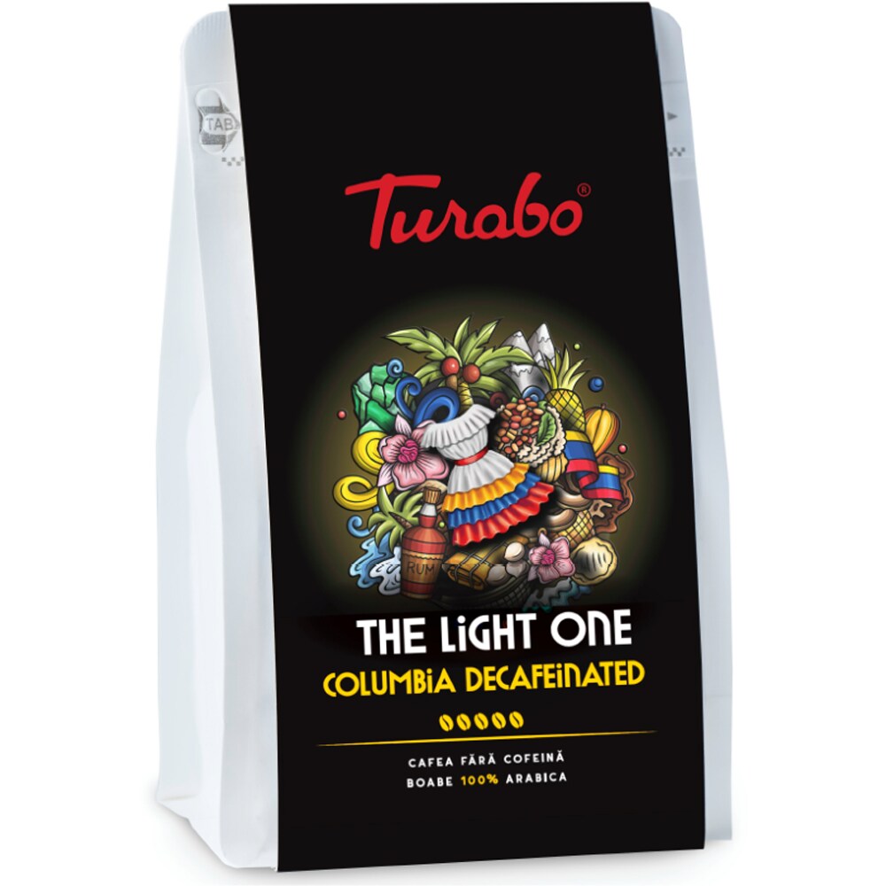 Cafea boabe TURABO Signature Blends The Light One, 250 g
