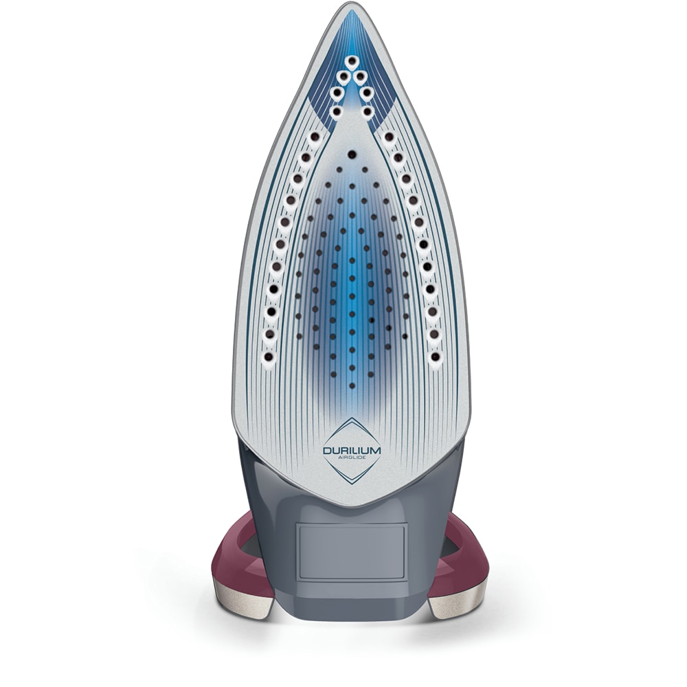 Fier de calcat TEFAL UltraGliss Plus FV6840E0, 2800W, 260g/min, 270ml, talpa Durilium AirGlide, visiniu-gri