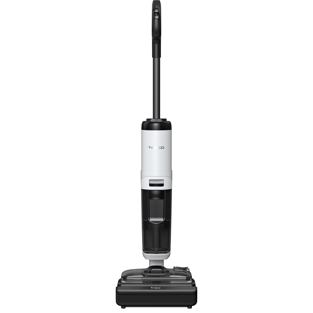 Aspirator vertical cu spalare TINECO Floor One S5 Max FW480100DE, 0.72l, 21.6V, autonomie max 45 min, alb-negru