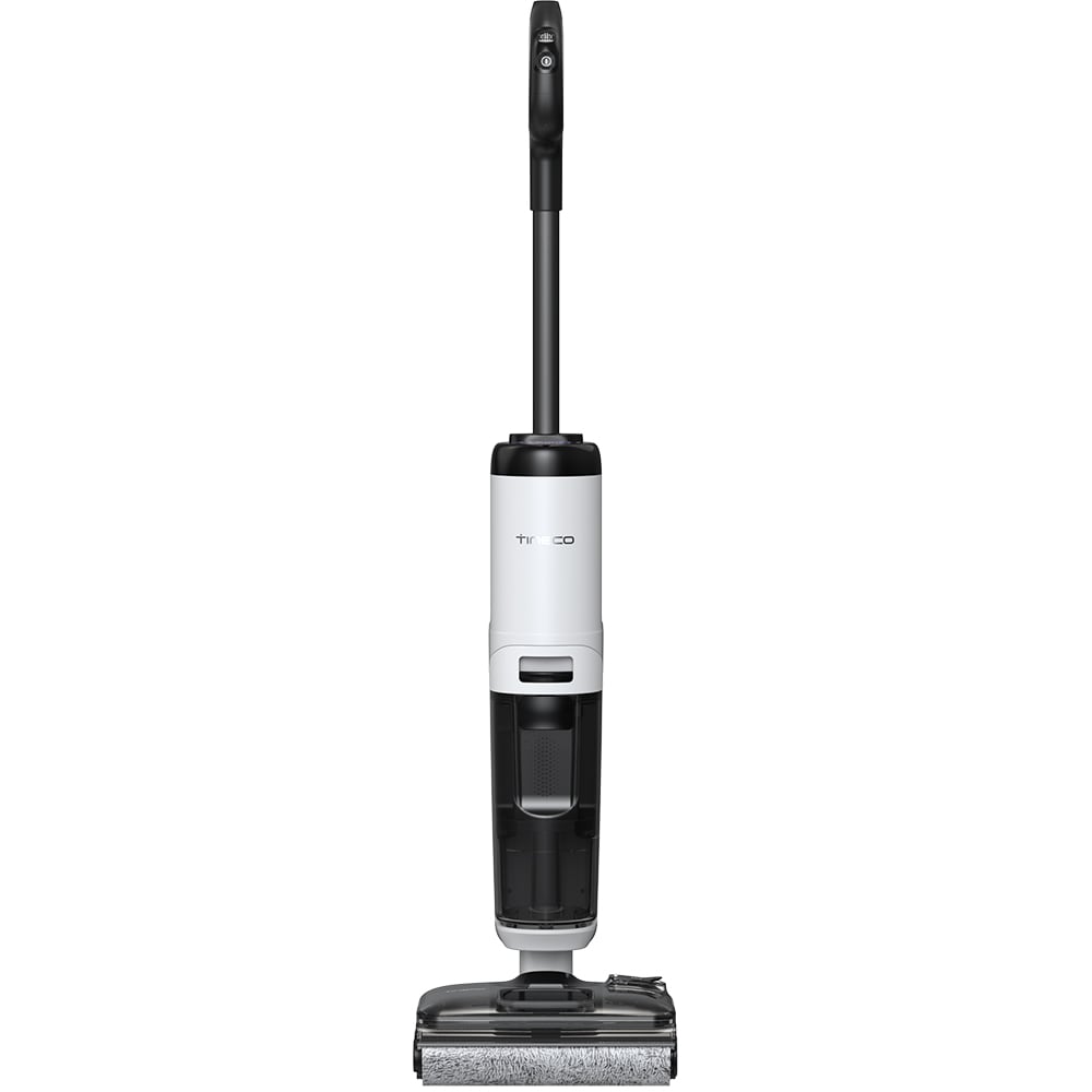 Aspirator vertical cu spalare TINECO Floor One S5 Max FW480100DE, 0.72l, 21.6V, autonomie max 45 min, alb-negru