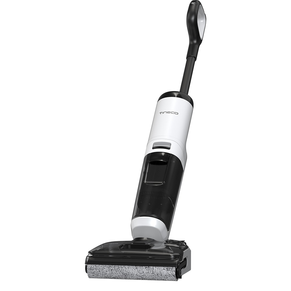 Aspirator vertical cu spalare TINECO Floor One S5 Max FW480100DE, 0.72l, 21.6V, autonomie max 45 min, alb-negru
