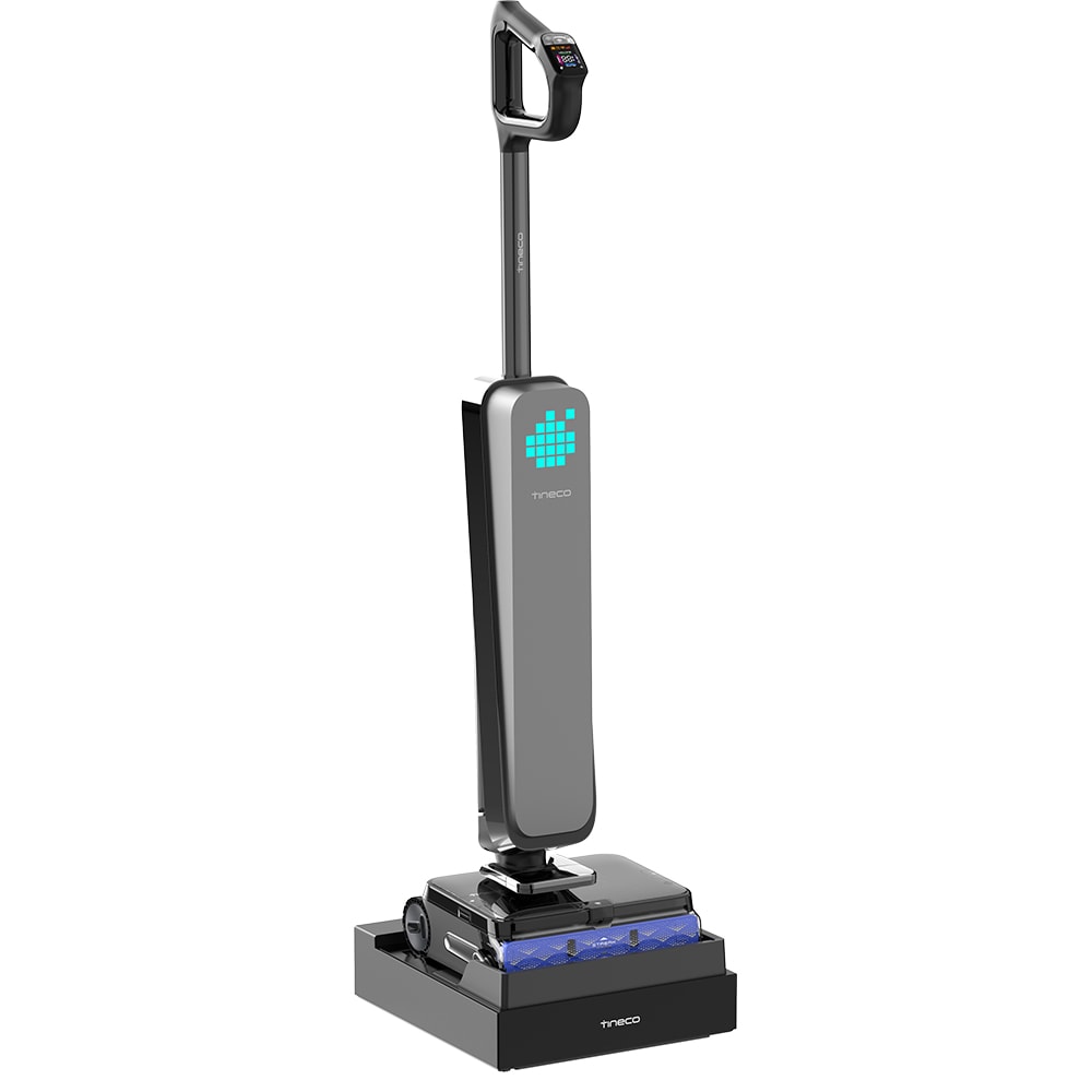 Aspirator vertical cu spalare TINECO Floor One S9 Scientist Complete FW510400DE, 0.72l, 25.2V, autonomie max 60 min, argintiu-negru