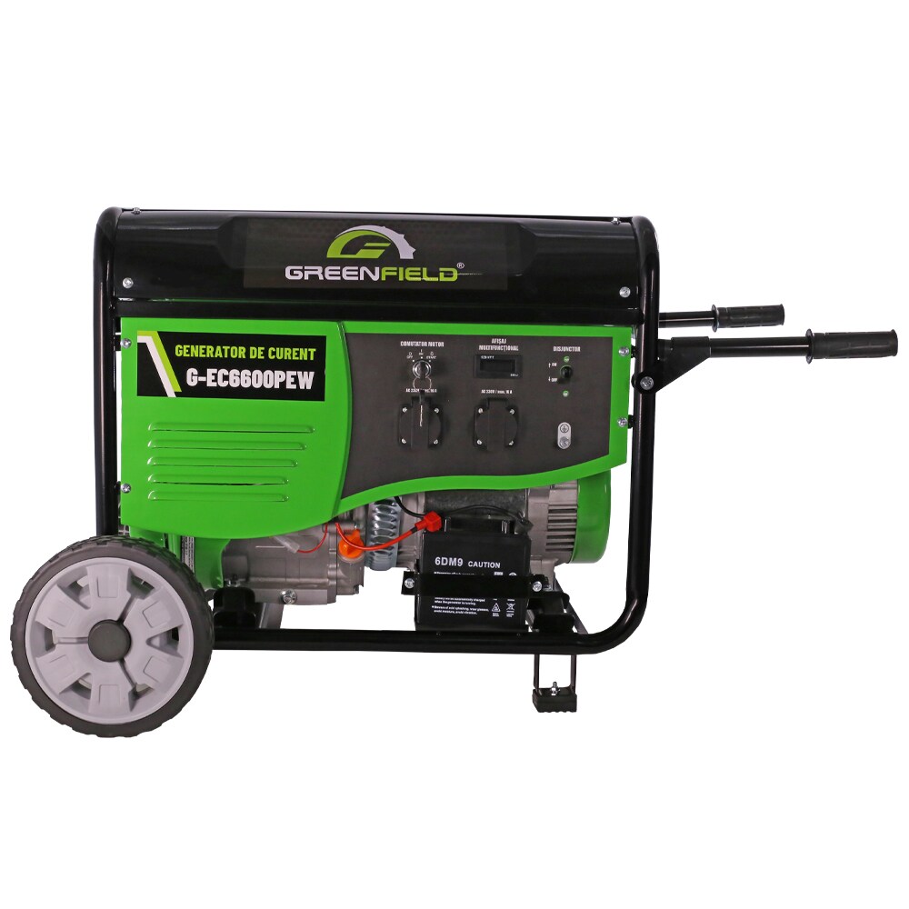 Generator electric GREENFIELD G-EC6600PEW, 5500W, 4 timpi, benzina, autonomie 8.92h