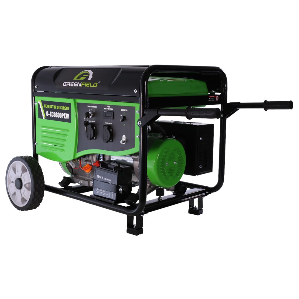 Generator electric GREENFIELD G-EC6600PEW, 5500W, 4 timpi, benzina, autonomie 8.92h