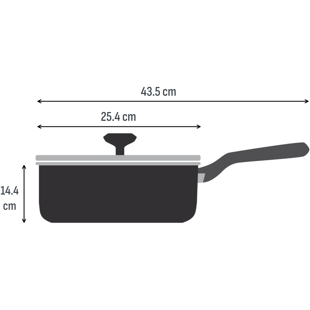 Cratita TEFAL Renewal G0173202, 24cm, aluminiu, gri