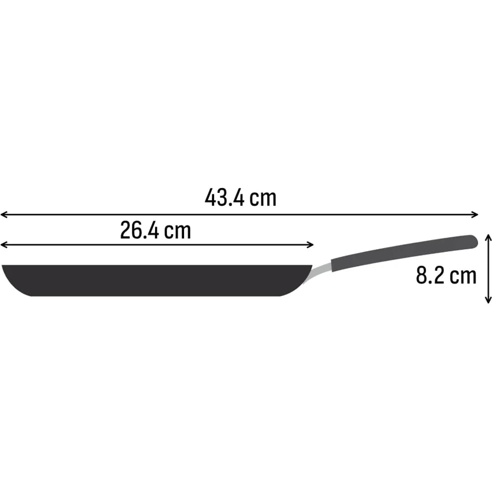 Tigaie clatite TEFAL Renewal G0173902, 28cm, aluminiu, gri