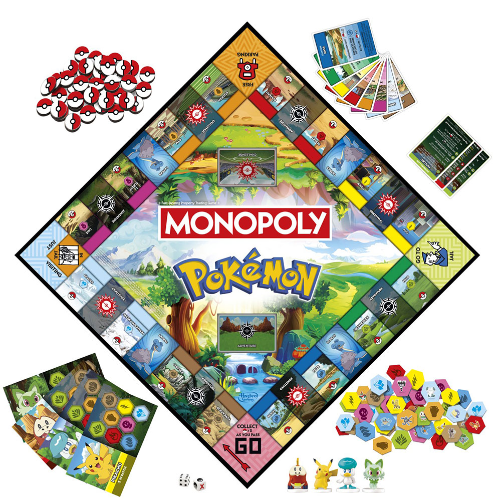 Joc de societate MONOPOLY Pokemon G0716, 8 ani+, 2-4 jucatori