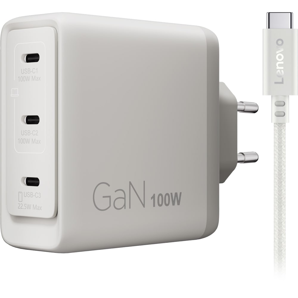 Incarcator laptop multi-port LENOVO G0A6100SEU, USB-C, 100W GaN
