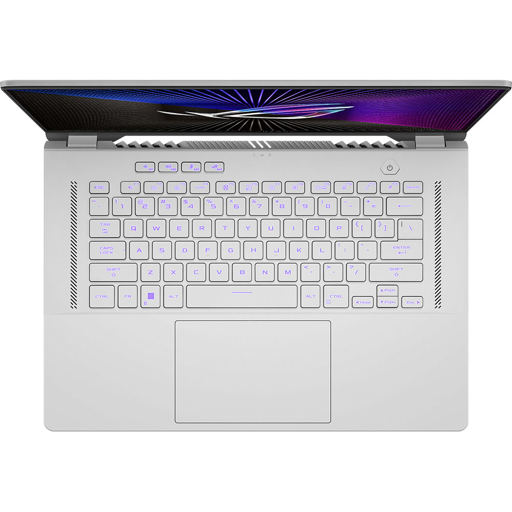Laptop Gaming ASUS ROG Zephyrus G16 GU603VV-N4040, Intel Core i9-13900H pana la 5.4GHz, 16" QHD+, 32GB, SSD 1TB, NVIDIA GeForce RTX 4060 8GB, FreeDos, Moonlight White