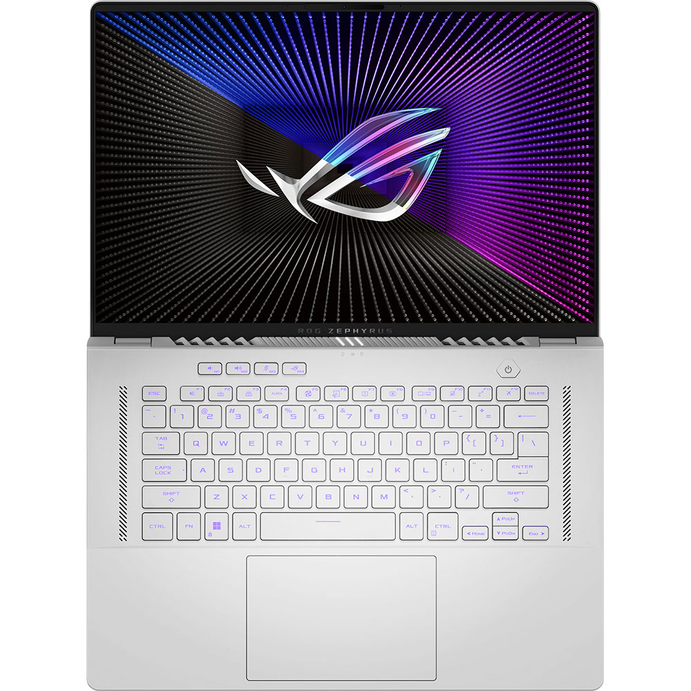 Laptop Gaming ASUS ROG Zephyrus G16 GU603VV-N4040, Intel Core i9-13900H pana la 5.4GHz, 16" QHD+, 32GB, SSD 1TB, NVIDIA GeForce RTX 4060 8GB, FreeDos, Moonlight White
