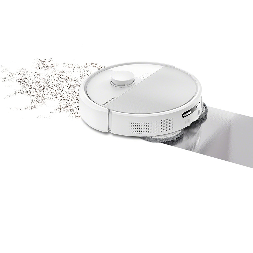 Aspirator robot IROBOT Roomba Plus 405+ G185240, 0.29l, autonomie max 180 min, functie mop, alb