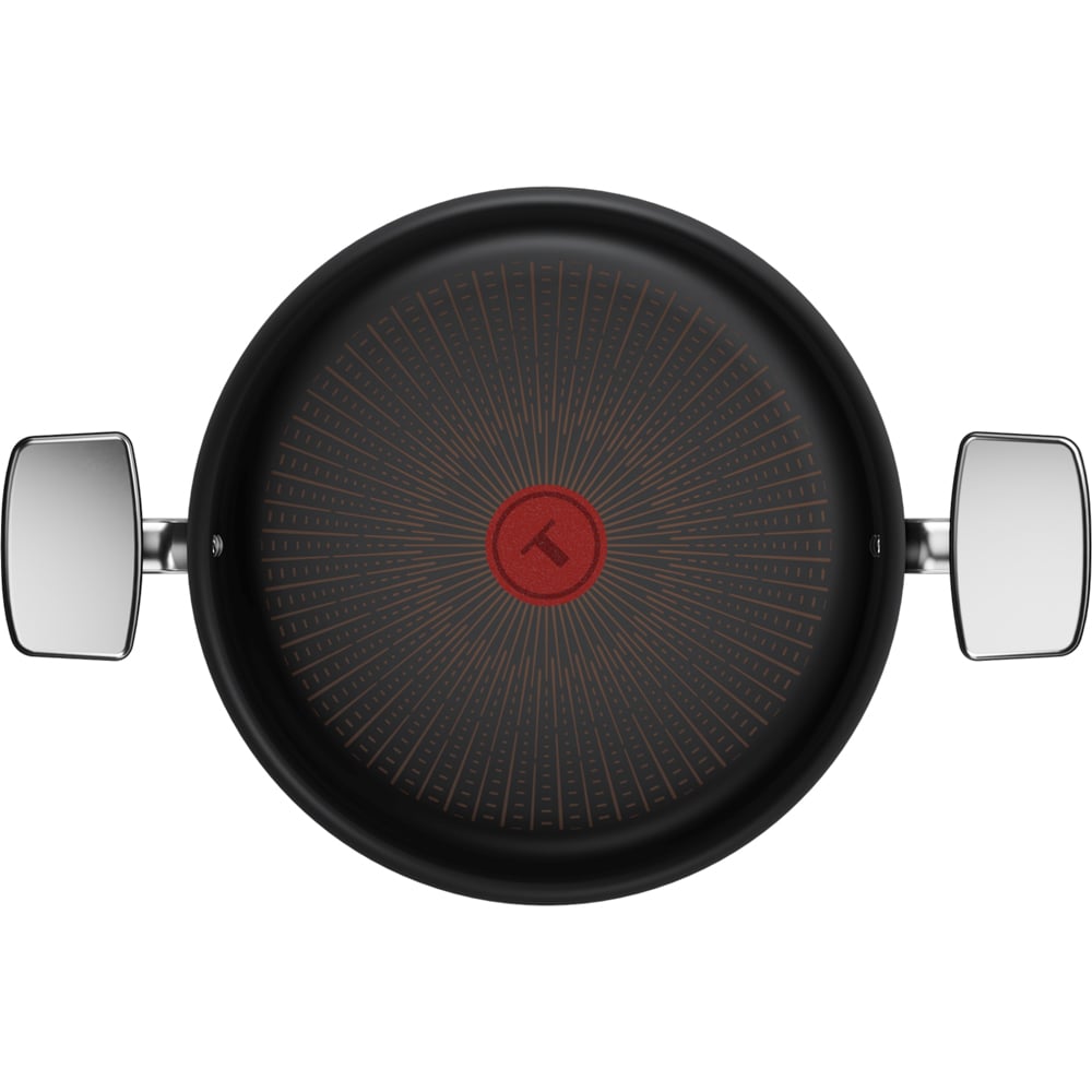 Cratita cu capac TEFAL Excellence G3307053, 3.3l, 24cm, aluminiu, negru