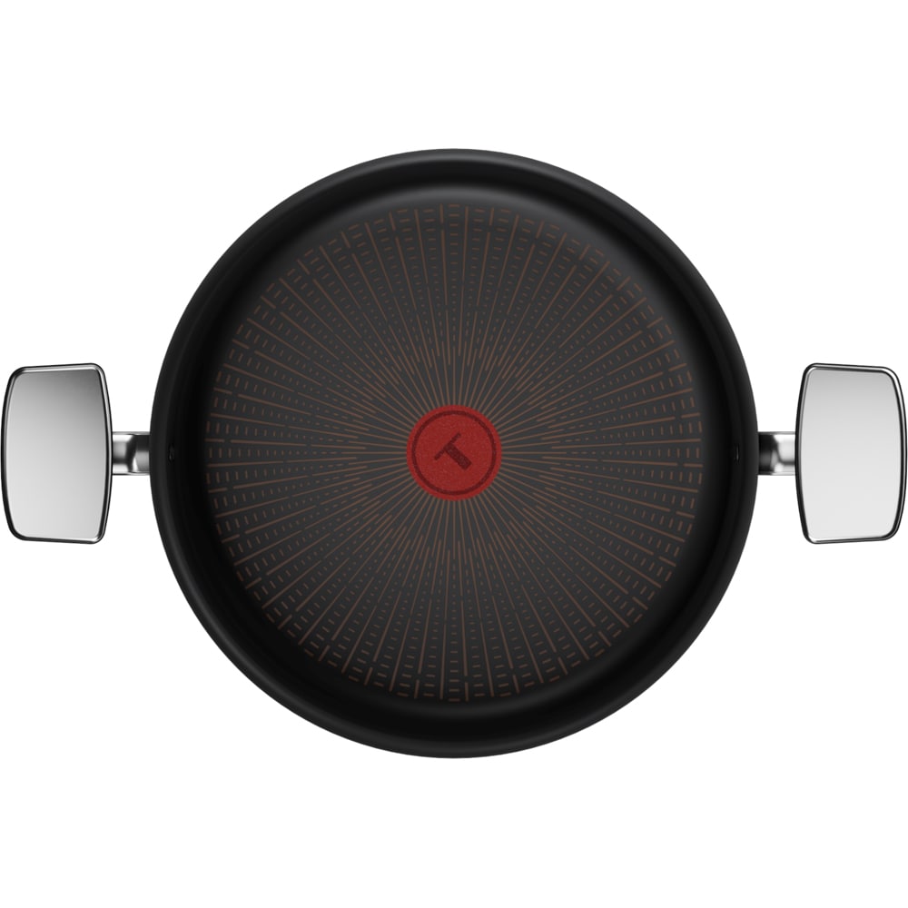 Cratita cu capac TEFAL Excellence G3307153, aluminiu, 4.3l, 26cm, negru