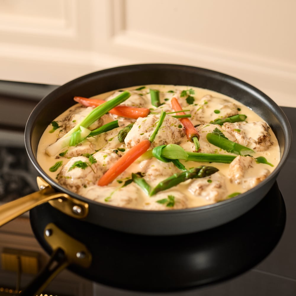 Tigaie TEFAL Bocuse G3370602, aluminiu, 28cm, gri