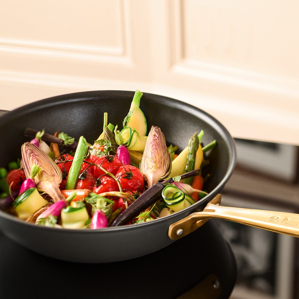 Tigaie Wok TEFAL Bocuse G3371902, aluminiu, 28cm, gri