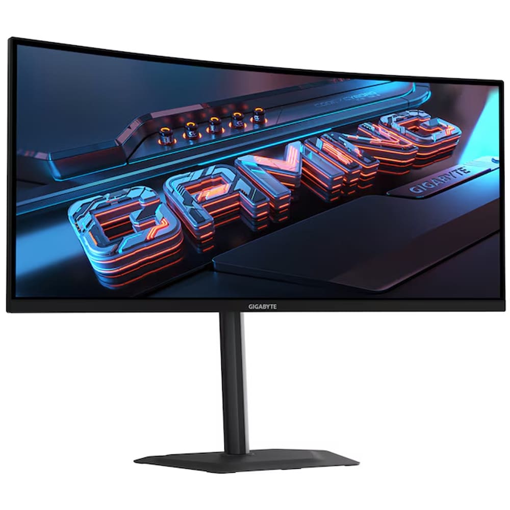 Monitor Gaming curbat LED VA Curbat GIGABYTE G34WQC2, 34", WQHD, 200Hz, DisplayHDR 400, boxe, negru