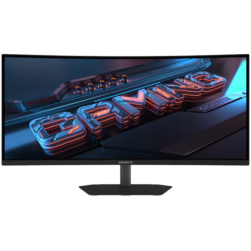Monitor Gaming curbat LED VA Curbat GIGABYTE G34WQC2, 34", WQHD, 200Hz, DisplayHDR 400, boxe, negru
